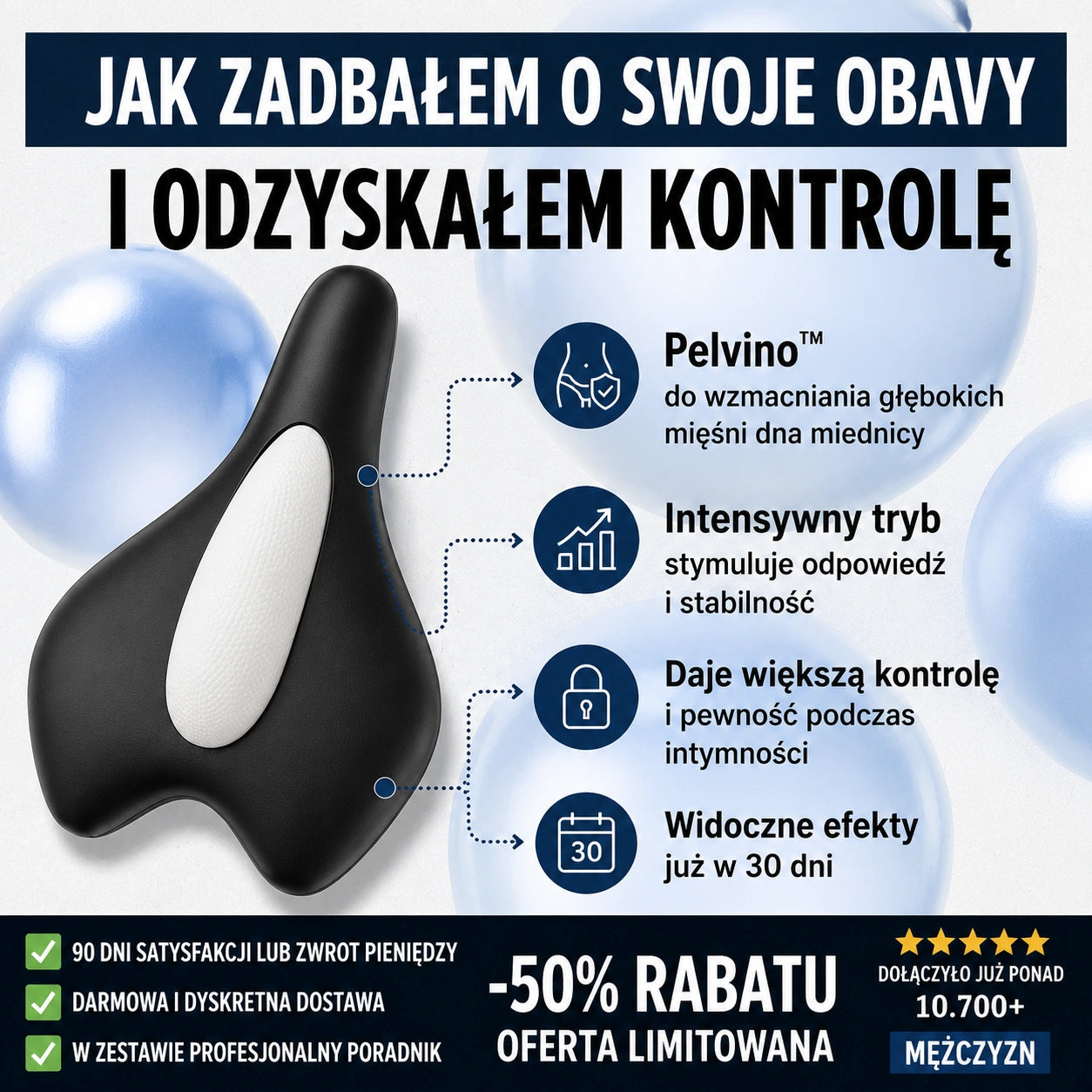 Pelvino™ Trener dna miednicy dla mężczyzn