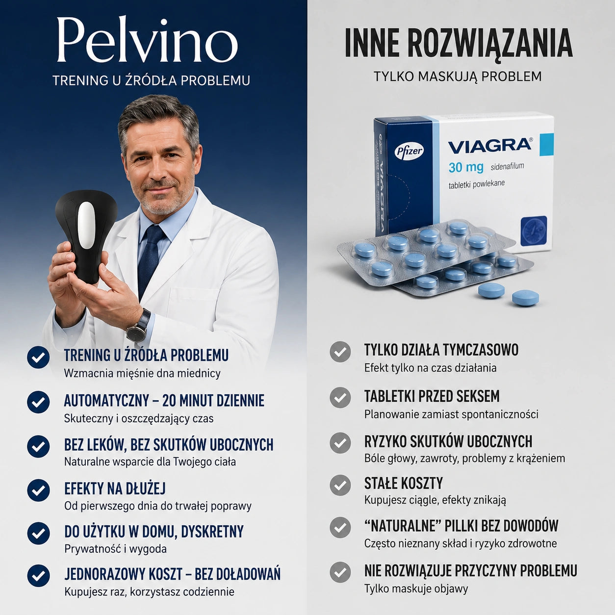 Pelvino™ Trener dna miednicy dla mężczyzn